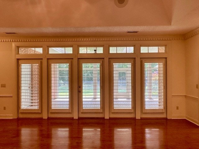 6 Woodmere Dr, Dothan, AL 36305 - entryway with healthy amount of natural light and wood finished floors