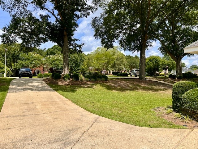 6 Woodmere Dr, Dothan, AL 36305 - view of grassy yard with driveway