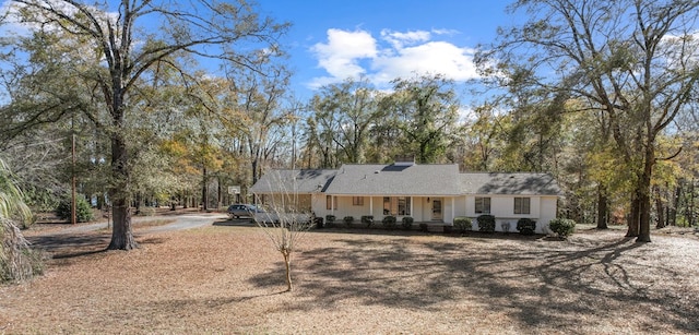 view of ranch-style house