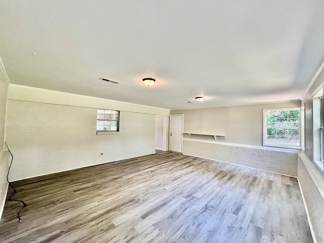 interior space with wood-type flooring