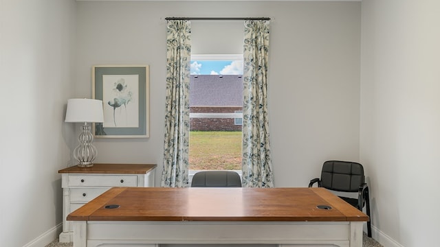 110 Creekridge St, Headland, AL 36345 - home office featuring baseboards