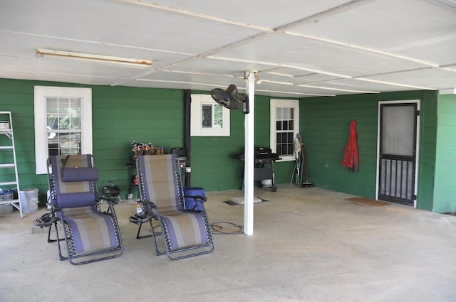 view of patio featuring area for grilling