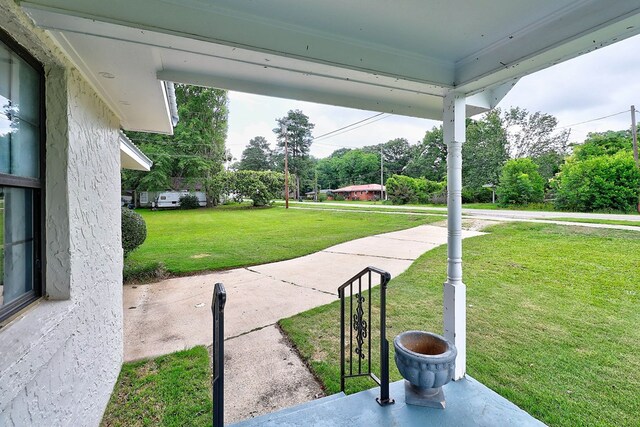 382 Timbers Dr, Dothan, AL 36301 - view of patio / terrace featuring view of wooded area