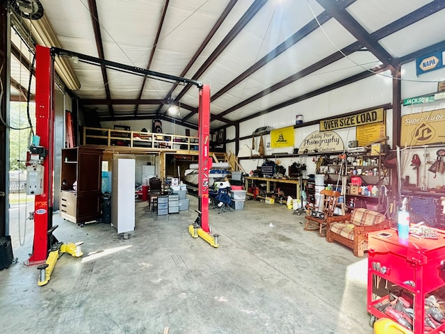 1456 State Highway 134 E, Headland, AL 36345 - garage with a workshop area