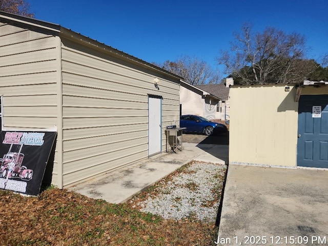 view of side of home