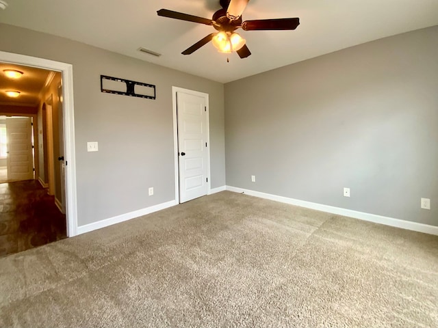 503 Cedar Grove Ln, Enterprise, AL 36330 - unfurnished bedroom with carpet floors and a ceiling fan