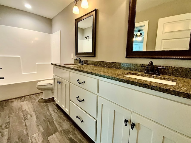 503 Cedar Grove Ln, Enterprise, AL 36330 - full bath featuring double vanity, tub / shower combination, and recessed lighting