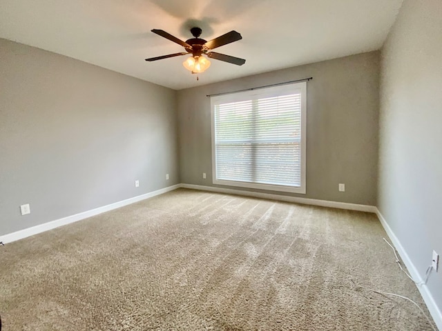 503 Cedar Grove Ln, Enterprise, AL 36330 - carpeted spare room with baseboards and ceiling fan