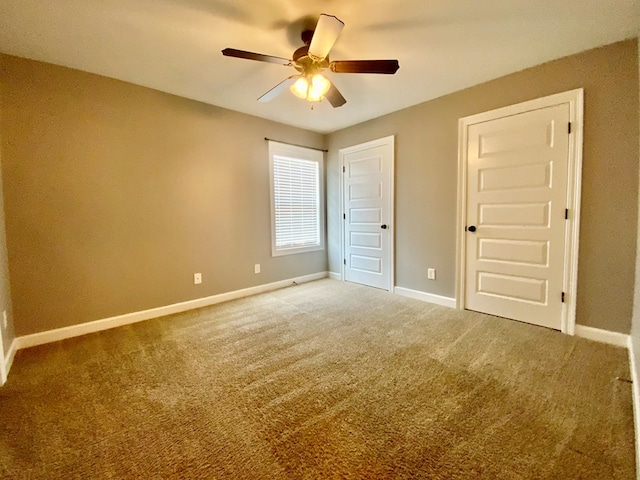 503 Cedar Grove Ln, Enterprise, AL 36330 - unfurnished bedroom with carpet floors and a ceiling fan