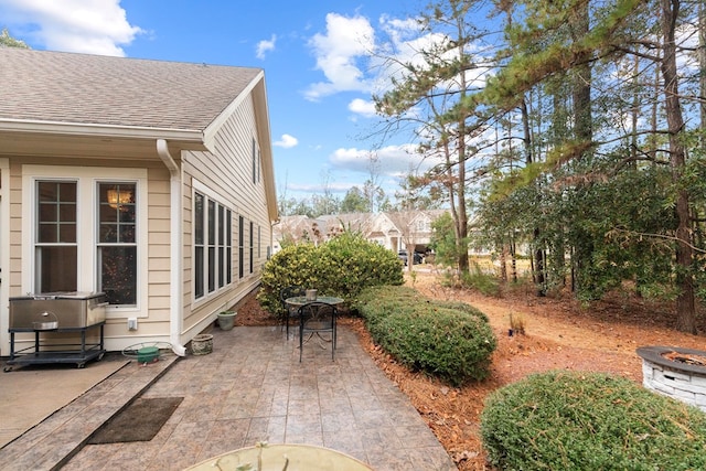 exterior space featuring a patio