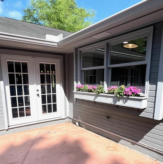 view of patio / terrace with french doors