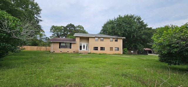 1638 Denton Rd, Dothan, AL 36303 - rear view of property with crawl space
