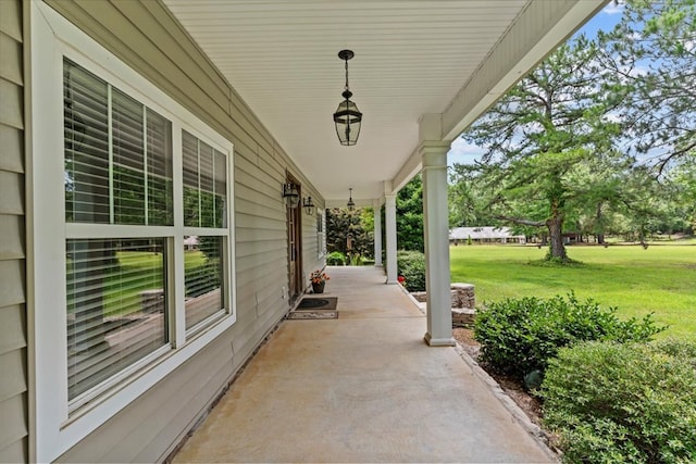 3195 Singletary Rd, Slocomb, AL 36375 - covered porch featuring a yard