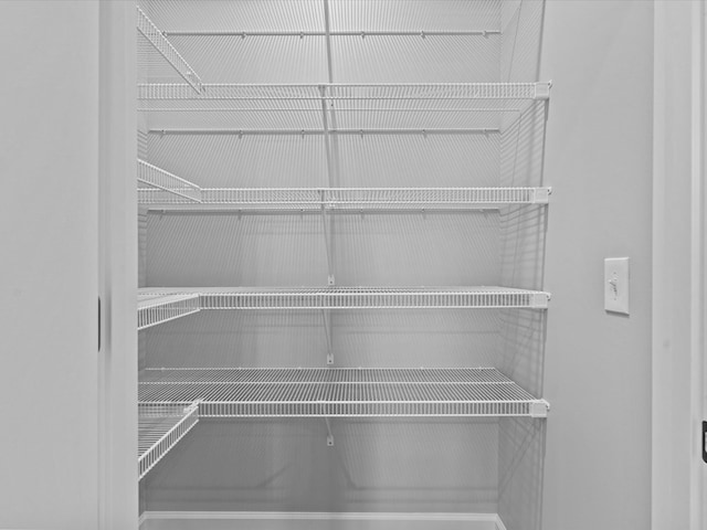 view of pantry