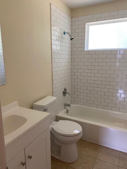 2308 Debbie Dr, Dothan, AL 36301 - full bath featuring vanity, bathing tub / shower combination, and tile patterned floors