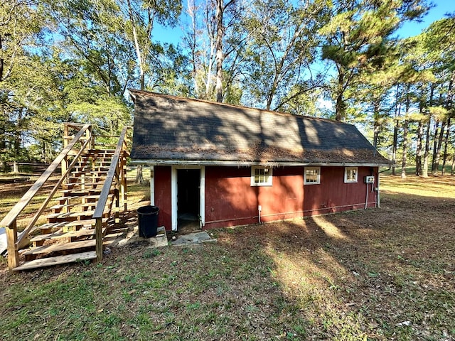 view of rear view of property