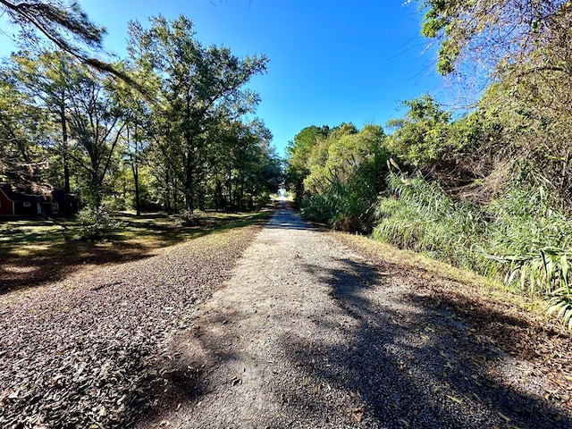 view of road