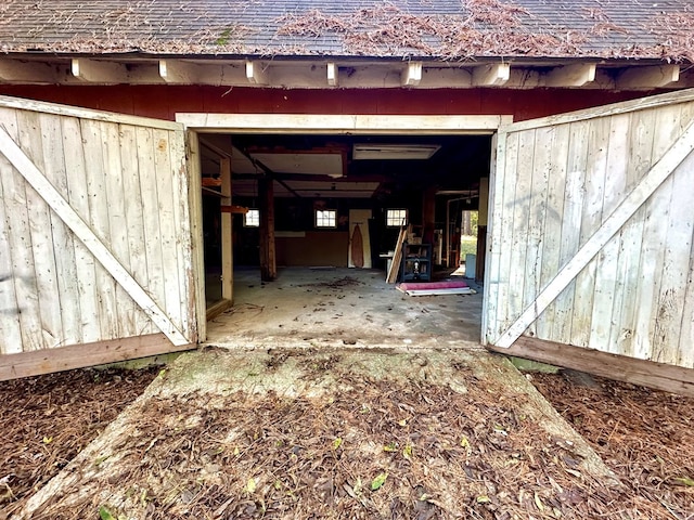 view of outbuilding