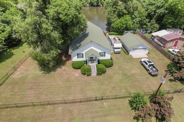 876 Boat Landing Rd, Gordon, AL 36343 - view from above of property with a large body of water