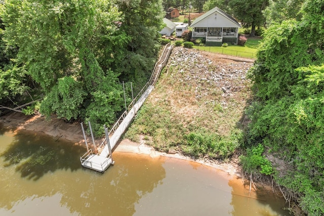 876 Boat Landing Rd, Gordon, AL 36343 - aerial view of property and surrounding area with a large body of water