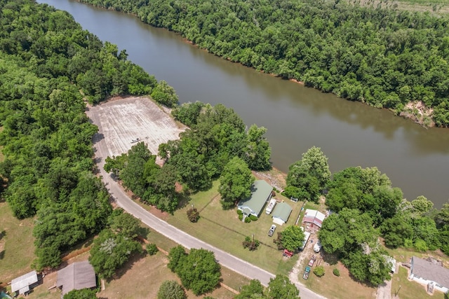 876 Boat Landing Rd, Gordon, AL 36343 - aerial view of property's location with a nearby body of water and a heavily wooded area