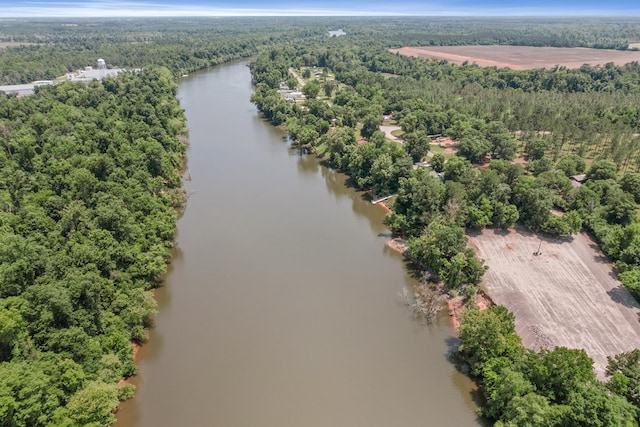 876 Boat Landing Rd, Gordon, AL 36343 - drone / aerial view of a heavily wooded area and a nearby body of water