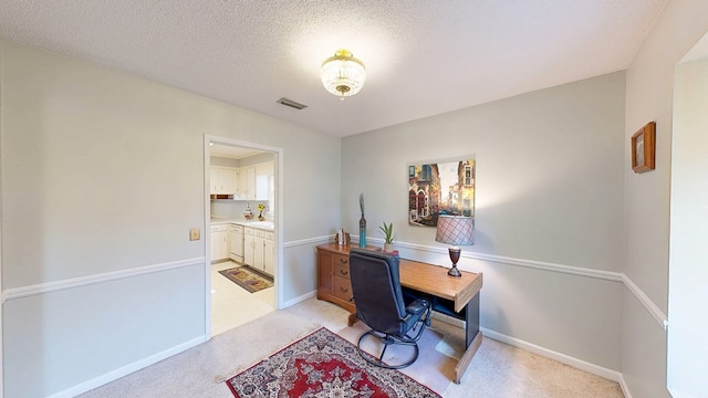 2104 Centenial Dr, Dothan, AL 36303 - office space with light colored carpet and a textured ceiling