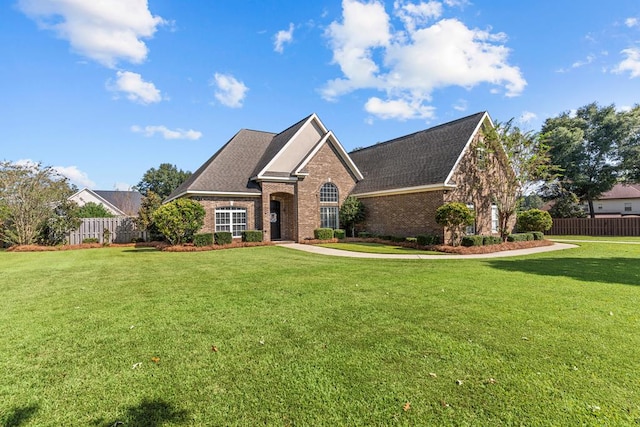 view of property with a front yard