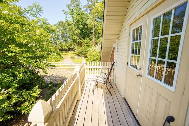 view of deck