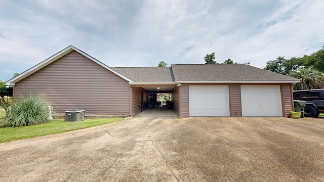 103 Yorkshire St, Dothan, AL 36305 - view of side of property featuring driveway, an attached garage, and roof with shingles