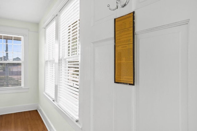 307 S Academy St, Geneva, AL 36340 - detailed view of wood finished floors and baseboards