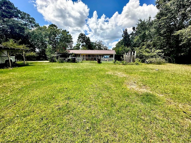 view of yard