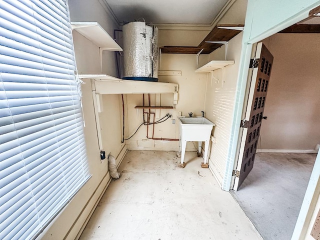 utility room featuring sink