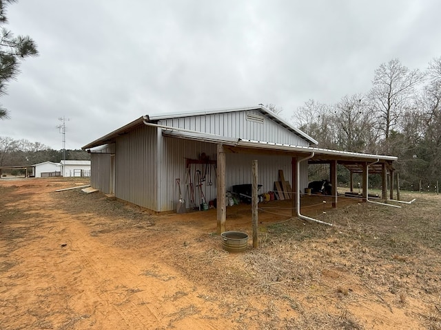 view of side of property