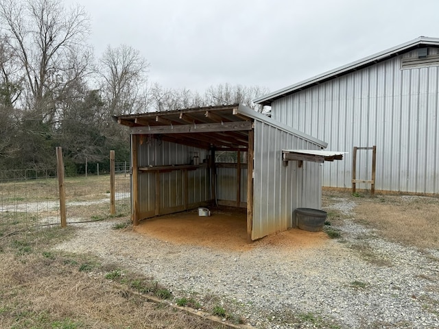 view of outbuilding