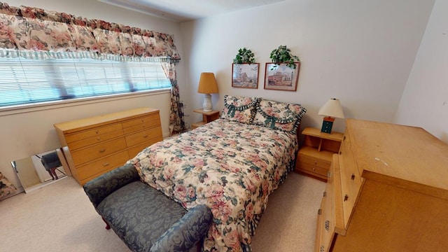 bedroom featuring carpet flooring