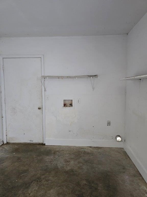826 Old Newton Rd, Daleville, AL 36322 - laundry area featuring washer hookup and baseboards