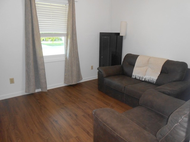 363 Vining Dr, Dothan, AL 36305 - living room with baseboards and wood finished floors