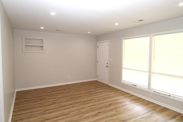 1125 Garden Ln, Dothan, AL 36301 - unfurnished room featuring recessed lighting and light wood finished floors