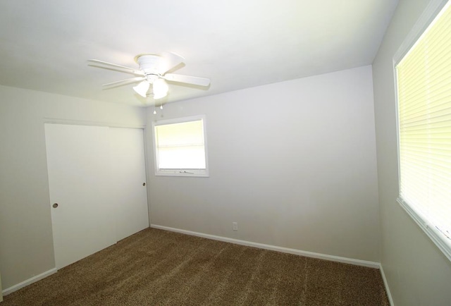 1125 Garden Ln, Dothan, AL 36301 - spare room featuring carpet and ceiling fan