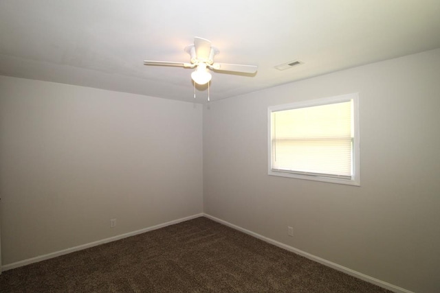 1125 Garden Ln, Dothan, AL 36301 - carpeted spare room featuring baseboards and ceiling fan