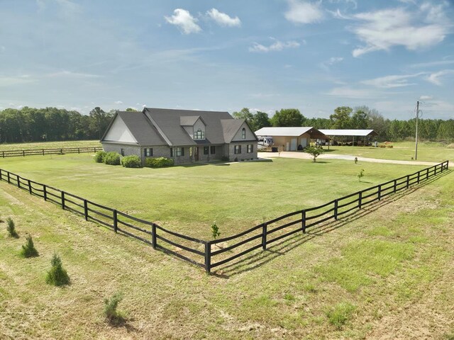 1243 Silcox Rd, Ashford, AL 36312 - view of front facade with a view of rural / pastoral area