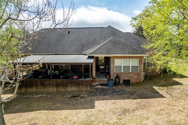 view of back of property