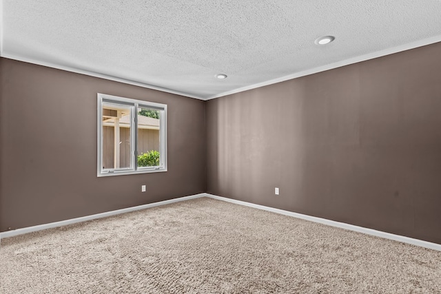 122 Greenview Cir, Dothan, AL 36301 - unfurnished room with a textured ceiling, carpet, recessed lighting, and baseboards