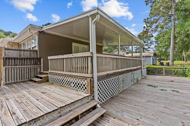 122 Greenview Cir, Dothan, AL 36301 - view of wooden terrace