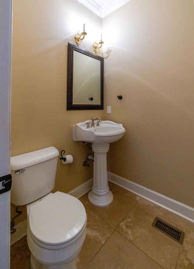 104 Ashwood Dr, Dothan, AL 36303 - bathroom featuring crown molding and tile patterned floors