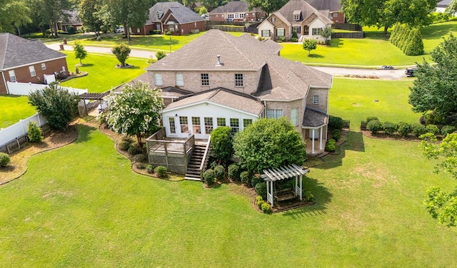 104 Ashwood Dr, Dothan, AL 36303 - aerial perspective of suburban area