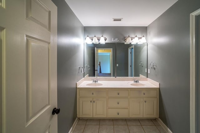 104 Ashwood Dr, Dothan, AL 36303 - bathroom featuring tile patterned flooring and double vanity