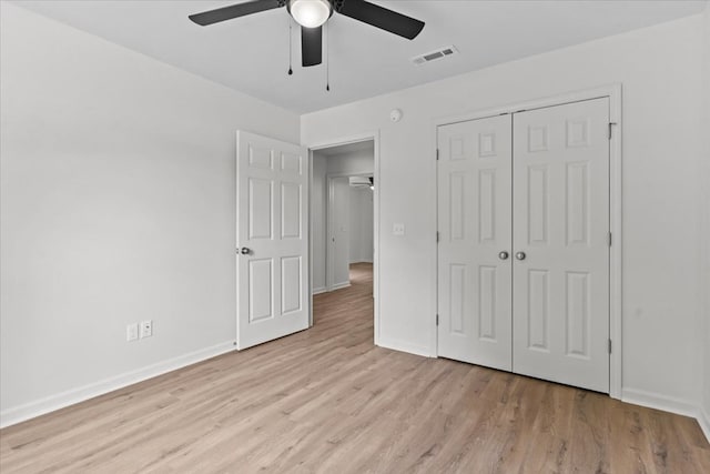 1182 N N Park Ave, Dothan, AL 36303 - unfurnished bedroom featuring wood finished floors, a closet, and ceiling fan