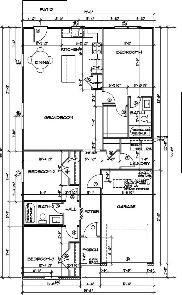 113 Thistlewood Dr, Dothan, AL 36301 - floor plan